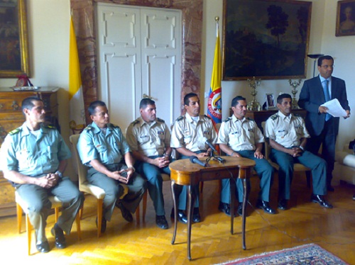 All'Ambasciata di Colombia presso la Santa Sede incontro con ex prigionieri delle Farc